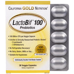 California Gold Nutrition, LactoBif Probiotics, 100 Billion CFU, 30 Veggie Capsules - The Supplement Shop