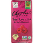 Chocolove, Raspberries in Dark Chocolate, 55% Cocoa, 3.1 oz (88 g) - The Supplement Shop