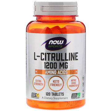 Now Foods, L-Citrulline, 1,200 mg, 120 Tablets