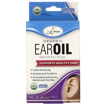 Wally's Natural, Organic Ear Oil Drops, 1 fl oz (30 ml)