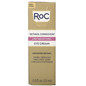 RoC, Retinol Correxion Line Smoothing Eye Cream, 0.5 oz (15 ml)