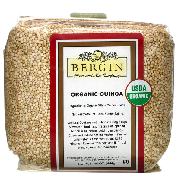 Bergin Fruit and Nut Company, Organic Quinoa, 16 oz (454 g) - The Supplement Shop