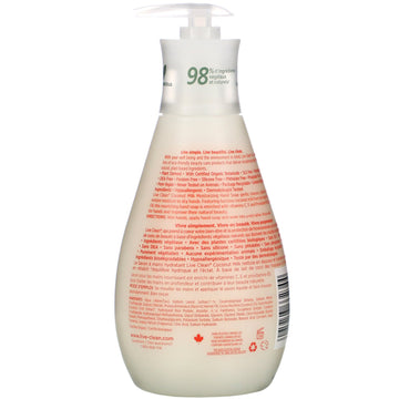 Live Clean, Moisturizing Liquid Hand Soap, Coconut Milk, 17 fl oz (500 ml)