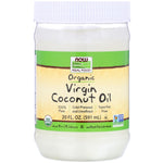 Now Foods, Real Food, Organic Virgin Coconut Oil, 20 fl oz (591 ml) - The Supplement Shop