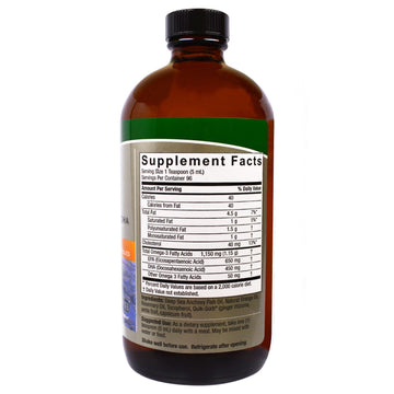 Nature's Answer, Liquid Omega-3, Deep Sea Fish Oil EPA/DHA, Orange, 16 fl oz (480 ml)