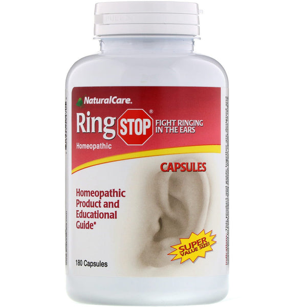 NaturalCare, Ring Stop, 180 Capsules - The Supplement Shop