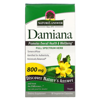 Nature's Answer, Damiana , 800 mg, 90 Vegetarian Capsules