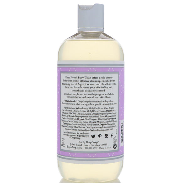 Deep Steep, Body Wash, Lilac Blossom, 17 fl oz (503 ml) - The Supplement Shop