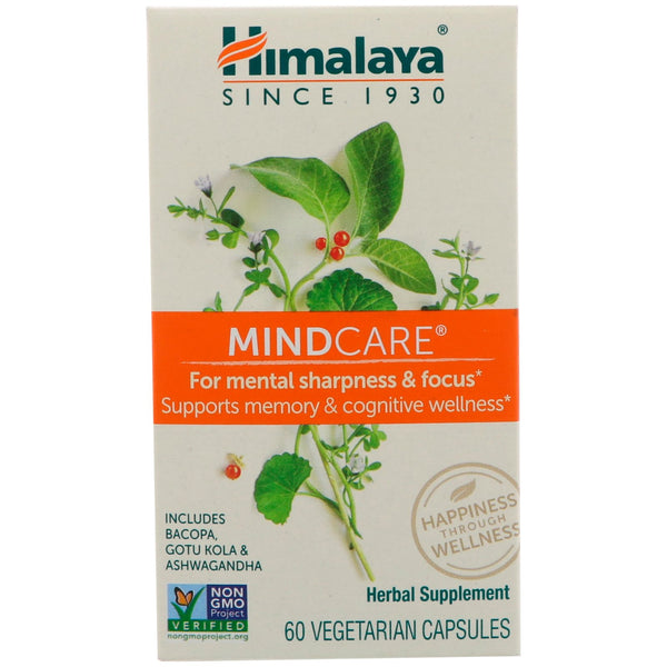 Himalaya, MindCare, 60 Vegetarian Capsules - The Supplement Shop