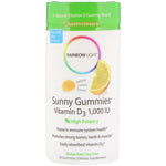 Rainbow Light, Sunny Gummies, Vitamin D3 , Lemon Flavor, 1,000 IU, 50 Gummies - The Supplement Shop