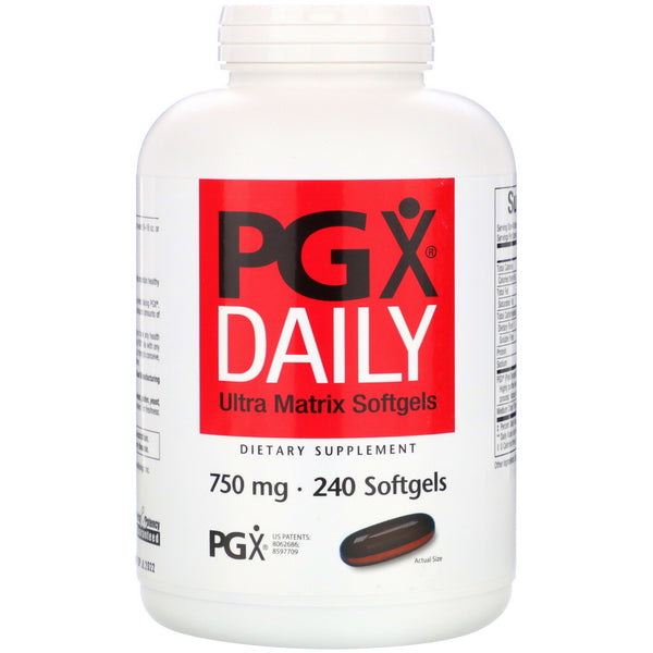 Natural Factors, PGX Daily, Ultra Matrix Softgels, 750 mg, 240 Softgels - The Supplement Shop