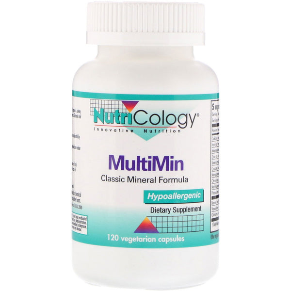 Nutricology, MultiMin, 120 Vegetarian Capsules - The Supplement Shop