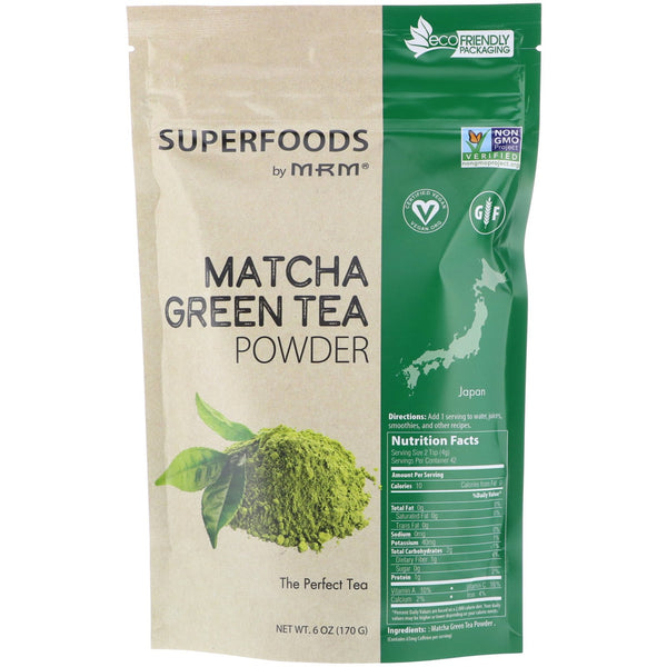 MRM, Matcha Green Tea Powder, 6 oz (170 g) - The Supplement Shop