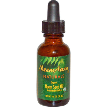 NeemAura, Organic, Neem Seed Oil, 1 fl oz (30 ml)