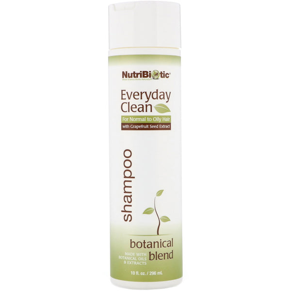 NutriBiotic, Everyday Clean, Shampoo, Botanical Blend, 10 fl oz (296 ml) - The Supplement Shop