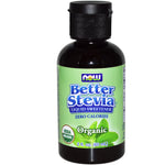 Now Foods, Organic Better Stevia, Zero-Calorie Liquid Sweetener, 2 fl oz (60 ml)
