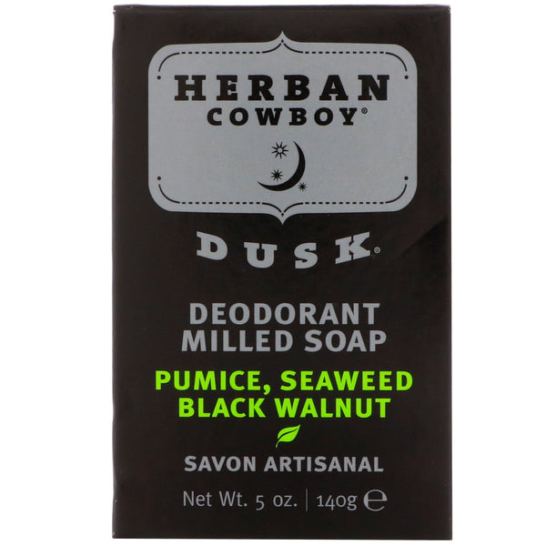 Herban Cowboy, Deodorant Milled Soap, Dusk, 5 oz (140 g) - The Supplement Shop