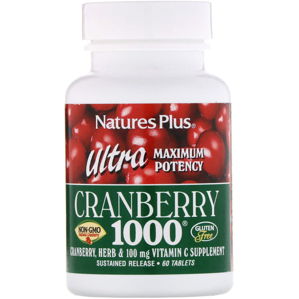 Nature's Plus, Ultra Cranberry 1000, 60 Tablets - The Supplement Shop
