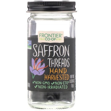 Frontier Natural Products, Saffron, Threads, Hand Harvested, 0.036 oz (1 g)