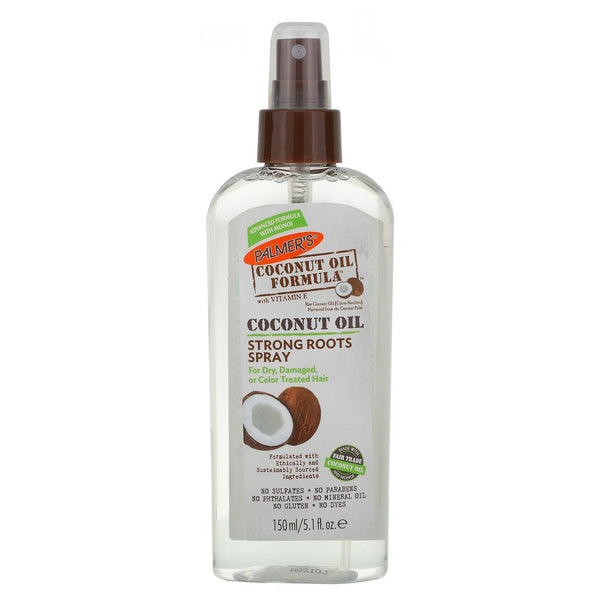 Palmer's, Coconut Oil Formula with Vitamin E, Strong Roots Spray, 5.1 fl oz (150 ml) - The Supplement Shop