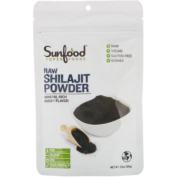 Sunfood, RAW Shilajit Powder, , 3.5 oz (100 g) - The Supplement Shop
