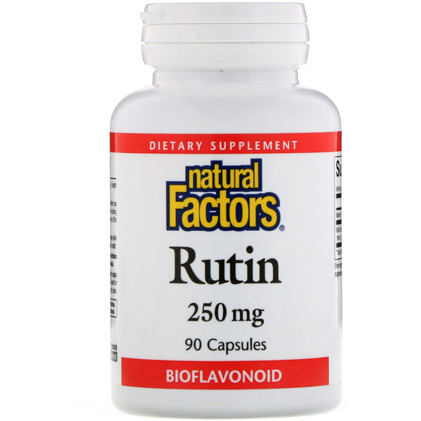 Natural Factors, Rutin, 250 mg, 90 Capsules - The Supplement Shop