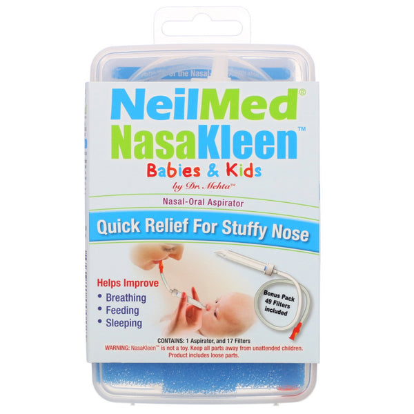 Squip, Neilmed NasaKleen Babies & Kids Nasal-Oral Aspirator, 1 Kit - The Supplement Shop