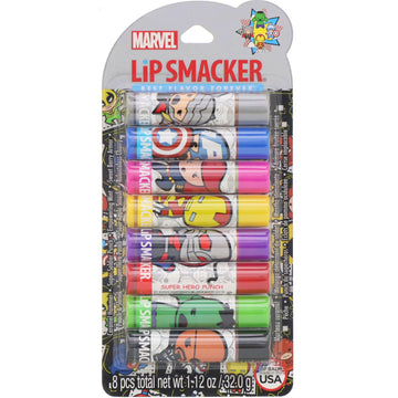 Lip Smacker, Marvel Avengers, Party Pack, 8 Pieces