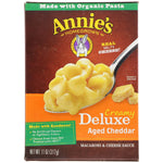 Annie's Homegrown, Creamy Deluxe Aged Cheddar, Macaroni & Cheese Sauce, 11 oz (312 g) - The Supplement Shop