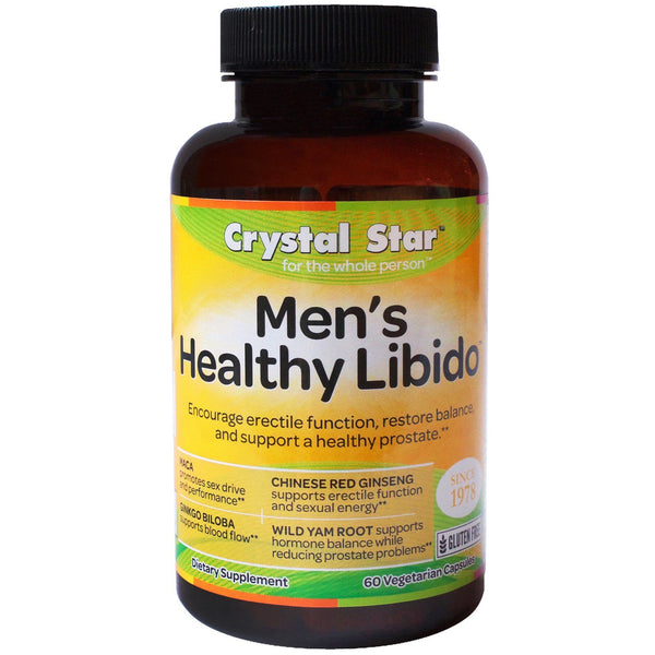 Crystal Star, Men's Healthy Libido, 60 Vegetarian Capsules - The Supplement Shop