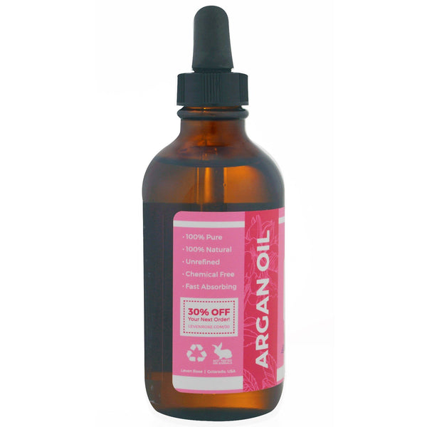 Leven Rose, 100% Pure & Organic Argan Oil, 4 fl oz (118 ml) - The Supplement Shop