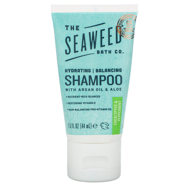 The Seaweed Bath Co., Hydrating Balancing Shampoo, Eucalyptus and Peppermint, 1.5 fl oz (44 ml) - The Supplement Shop
