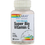 Solaray, Super Bio Vitamin C, Time Release, 100 VegCaps - The Supplement Shop