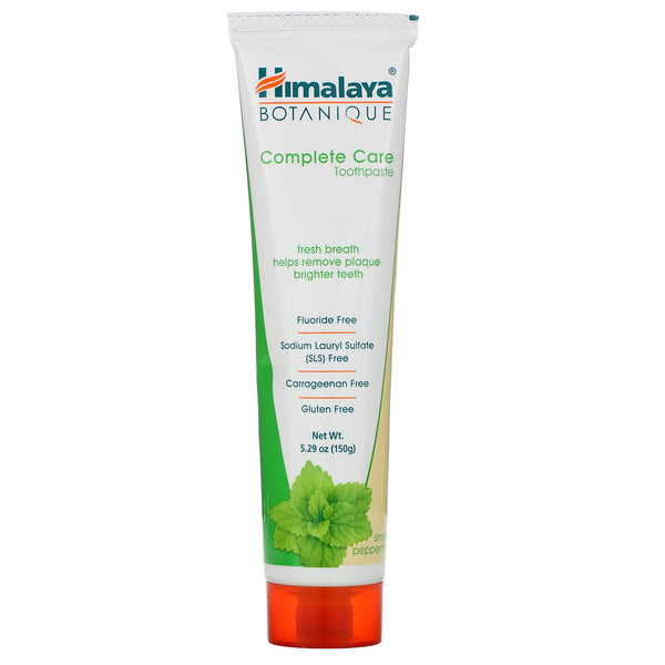 Himalaya, Botanique, Complete Care Toothpaste, Simply Peppermint, 5.29 oz (150 g) - The Supplement Shop