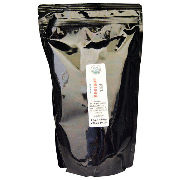 J&R Port Trading Co., Organic Rooibos Tea, Caffeine Free, 1 lb (454 g) - The Supplement Shop