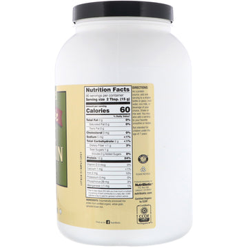 NutriBiotic, Raw Organic Rice Protein, Plain, 3 lbs (1.36 kg)