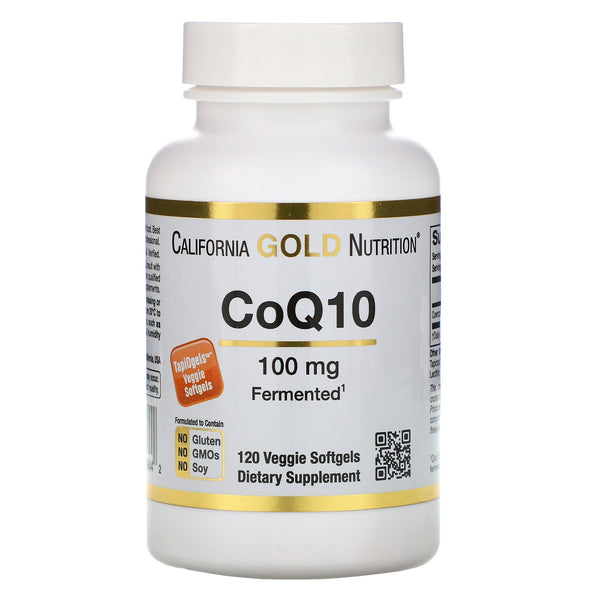 California Gold Nutrition, CoQ10, 100 mg, 120 Veggie Softgels