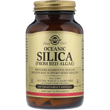 Solgar, Oceanic Silica From Red Algae, 100 Vegetable Capsules