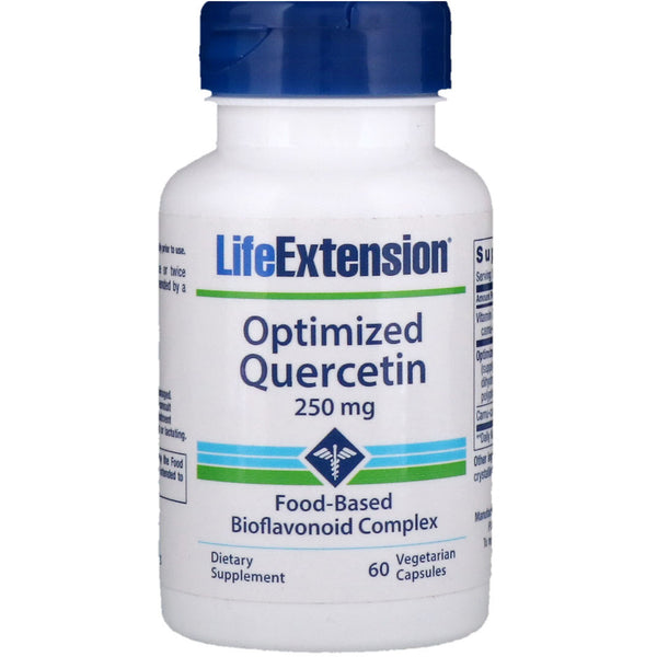 Life Extension, Optimized Quercetin, 250 mg, 60 Vegetarian Capsules - The Supplement Shop