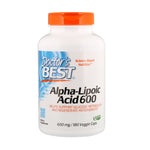 Doctor's Best, Alpha-Lipoic Acid, 600 mg, 180 Veggie Caps - The Supplement Shop