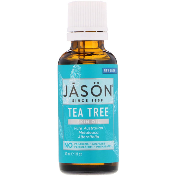 Jason Natural, Skin Oil, Tea Tree, 1 fl oz (30 ml) - The Supplement Shop