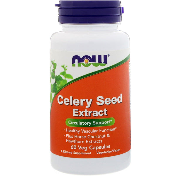 NOW Foods, Celery Seed Extract, 60 Veg Capsules