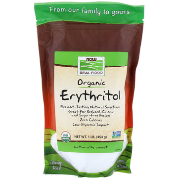 Now Foods, Real Food, Organic Erythritol, 1 lb (454 g)