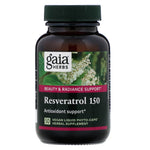 Gaia Herbs, Resveratrol 150, 50 Vegan Liquid Phyto-Caps - The Supplement Shop