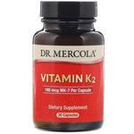 Dr. Mercola, Vitamin K2, 180 mcg, 30 Capsules - The Supplement Shop