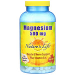 Nature's Life, Magnesium, 500 mg, 250 Vegetarian Capsules - The Supplement Shop