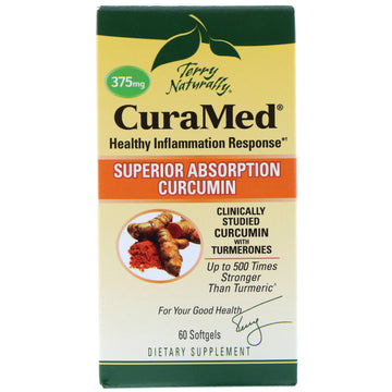 Terry Naturally, CuraMed, 375 mg, 60 Softgels