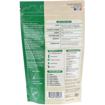 MRM, Raw Organic Maca Root Powder, 8.5 oz (240 g)