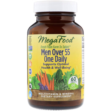 MegaFood, Men Over 55 One Daily, 60 Tablets