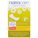 Natracare, Organic & Natural Panty Liners, Curved, 30 Liners - The Supplement Shop